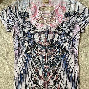 Womens Daytrip Multi Color Tee